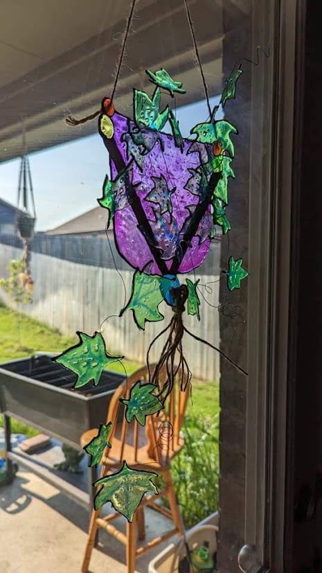 Vining Plant Suncatcher