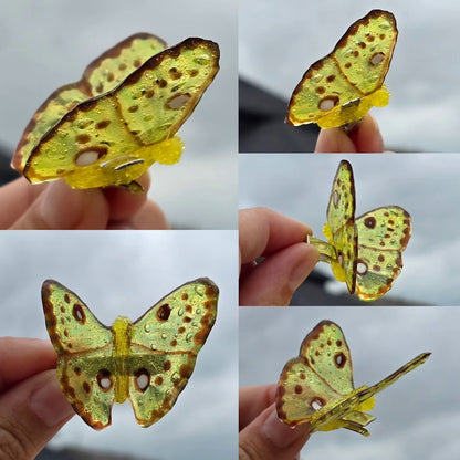 Clouded Sulphur hair clips