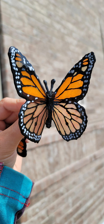 Large Monarch Butterfly Hairclip