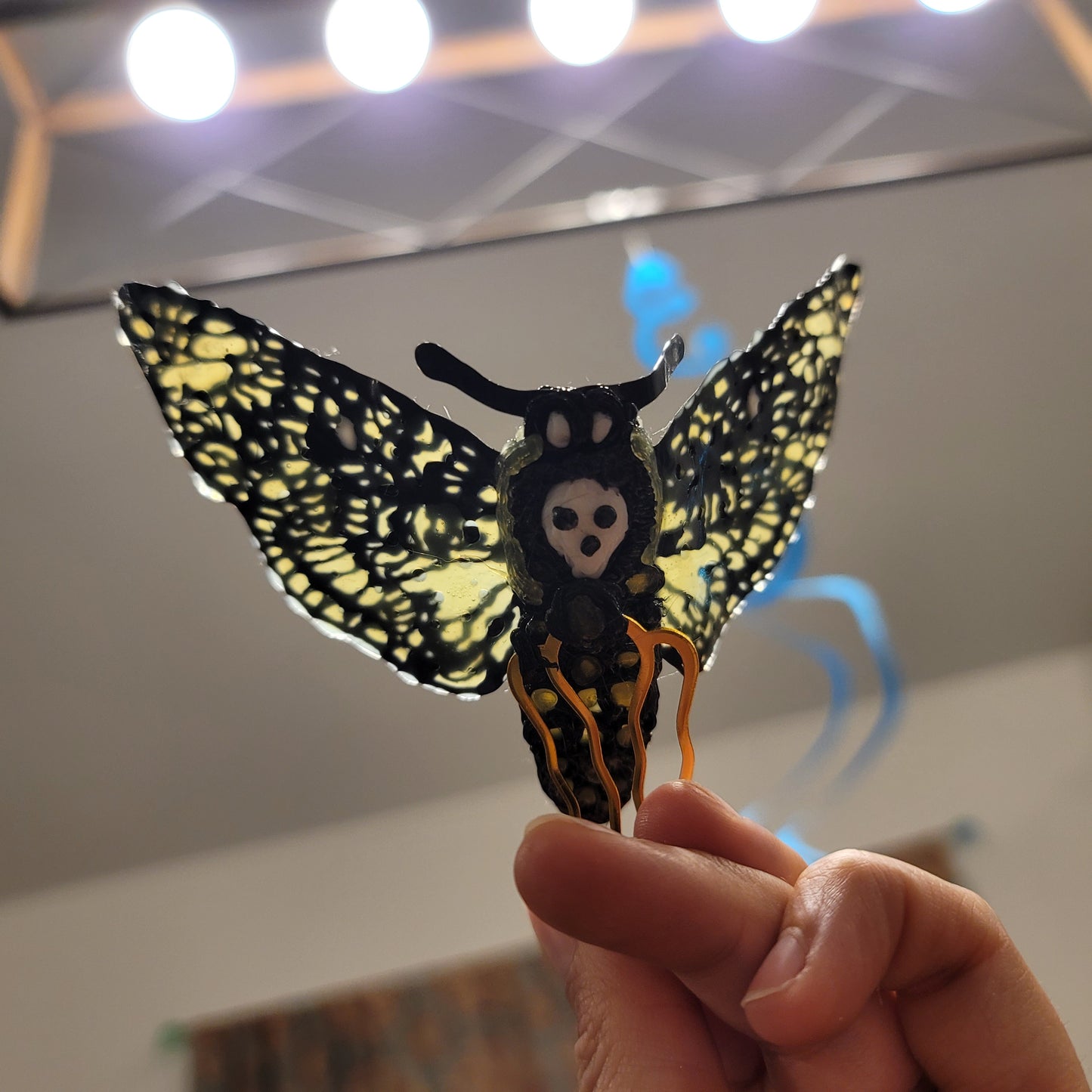 Death's-Head Hawk Moth Hair Accessory