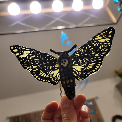 Death's-Head Hawk Moth Hair Accessory