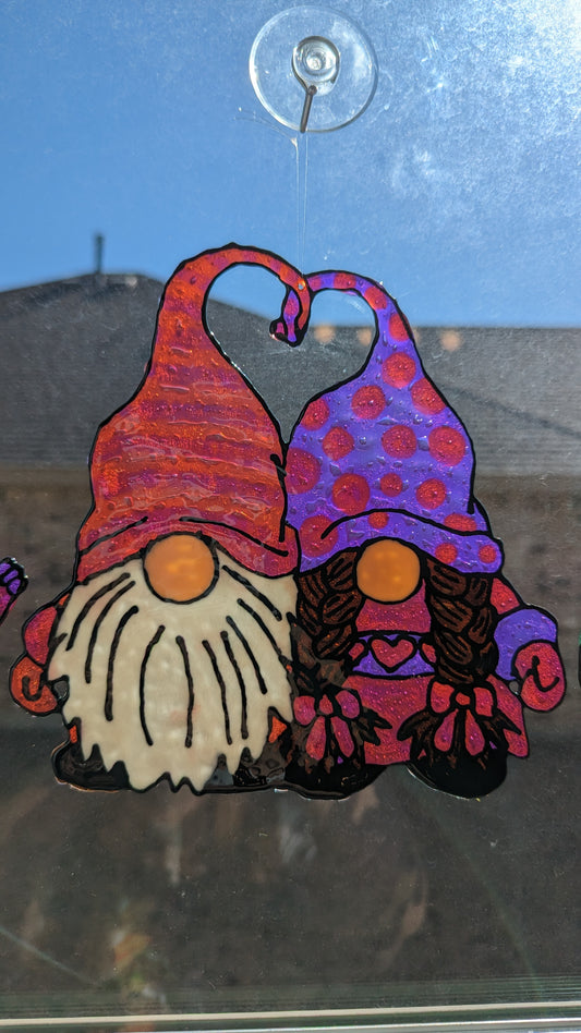Love Gnomes Suncatcher